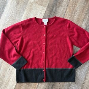 Vintage Christopher Banks color block cardigan